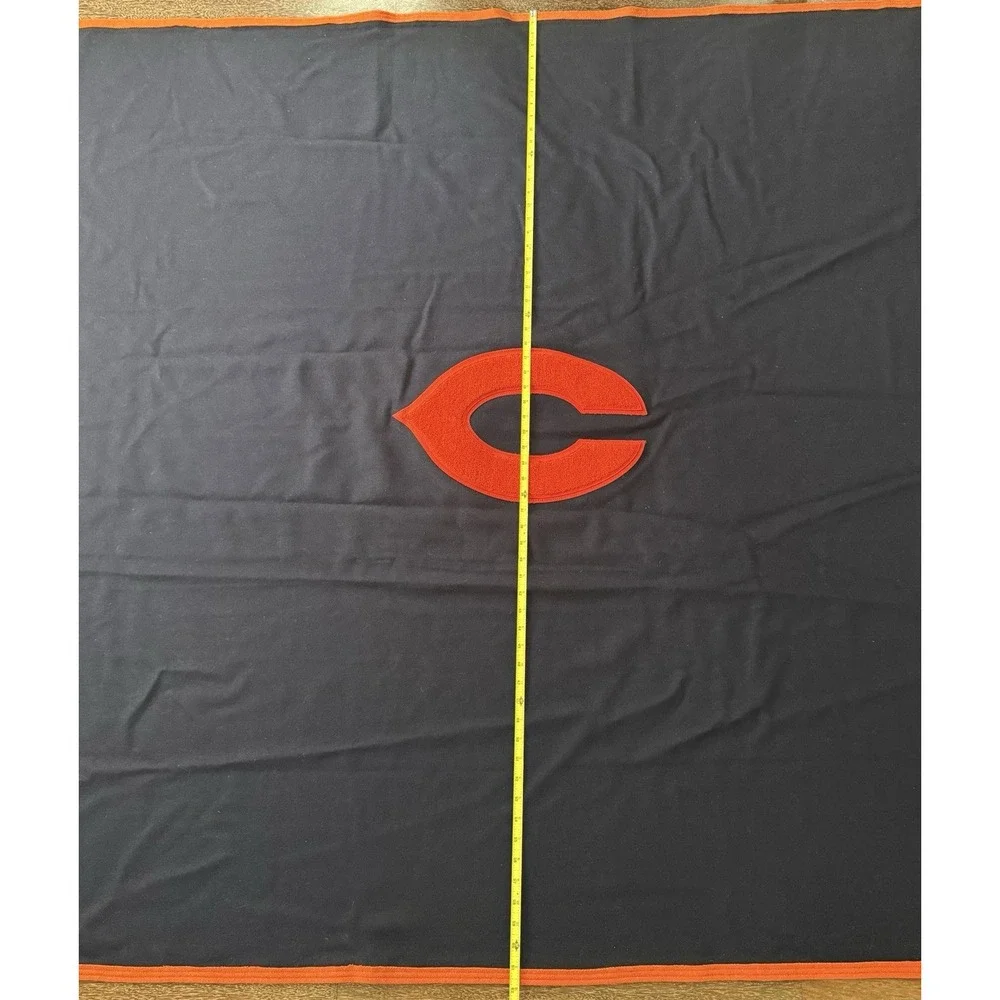 VTG Carroll University‎ Chicago Bears Style Melton Wool Varsity Athletic Blanket